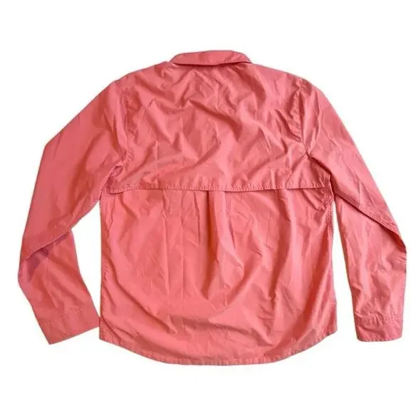 Stio Women's Fork Trail Snap Button Shirt Azalea Bloom Long Sleeve Size XL - Picture 4 of 12